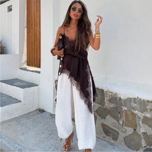 NWT Zara ZW Collection Asymmetric Lace Dress